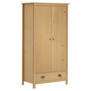 Sifonier cu 2 usi Hill, 89x50x170 cm, lemn masiv de pin