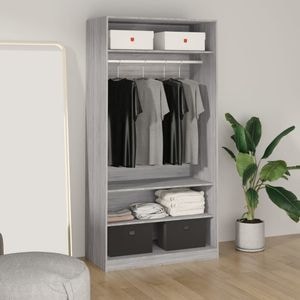 Sifonier, gri sonoma, 100x50x200 cm, lemn prelucrat