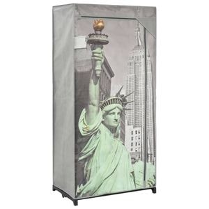 Sifonier New York VIDAXL, 75 x 45 x 160 cm, material textil
