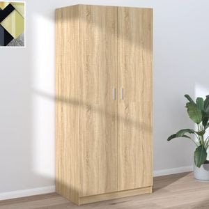 Sifonier VIDAXL, stejar sonoma, 80x52x180 cm, PAL