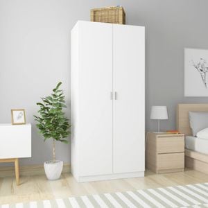 Sifonier VIDAXL, alb, 90x52x200 cm, PAL