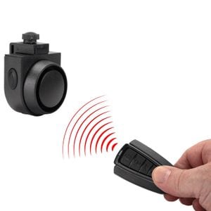 Alarma anti furt pentru biciclete cu telecomanda wireless, 115 db putere acustica, senzor de vibratii, reincarcabila prin USB, impermeabila IPX 5
