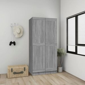 Sifonier VIDAXL, gri sonoma, 82,5x51,5x180 cm, lemn prelucrat