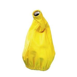 Manson schimbator viteza cu filet Lampa, din piele naturala, galben