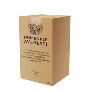 Vin alb demisec Sauvignon Blanc Domeniile Averesti, 10 L