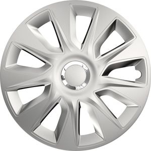 Set capace roti auto Cridem Stratos RC, 17'', 4 buc, argintiu/crom 