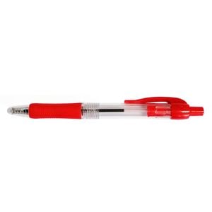 Pix cu gel, cu mecanism WB, grip, 0.7 mm, rosu