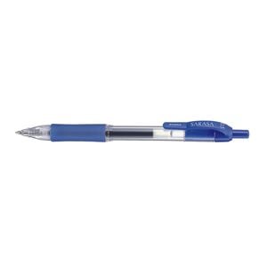 Pix cu mecanism Zebra Sarasa cu gel, grip, corp plastic, varf 0.5 mm, culoare scrierie albastru