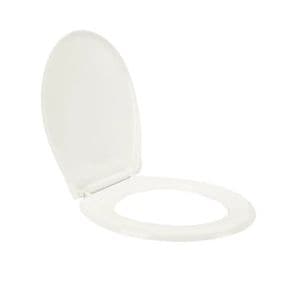 Capac de WC fosforescent PROCART, soft close, lumina verde in intuneric, ABS, alb