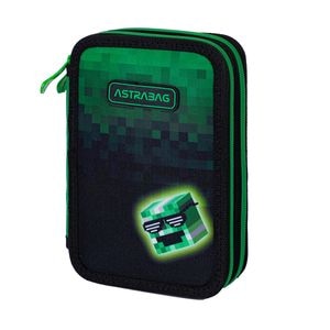 Penar echipat Astra AC21 Pixel Hero, 2 compartimente, 20.5 x 13 x 4.5 cm, multicolor
