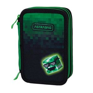 Penar echipat Astra AC31 Jumbo Pixel Hero, 3 compartimente, 20.5 x 13 x 6 cm, multicolor