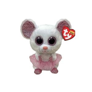 Jucarie de plus TY Soricel Balerina alba, 3 ani+, multicolor
