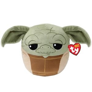 Jucarie de plus TY Squishy Beanies Marvel Star Wars Yoda, 3 ani+, multicolor