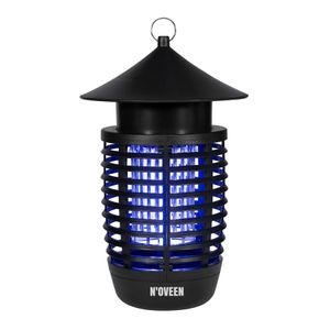 Lampa electrica anti-insecte NOVEEN IKN7, UV, "Insect killer lamp", 7 W, 900 - 1000 V, Negru