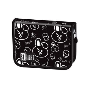 Penar Majewski, PC03 ST Right Clever Bunny 1 compartiment, 2 1 clapete, 23 x 6 x 9.5 cm, Negru/Alb