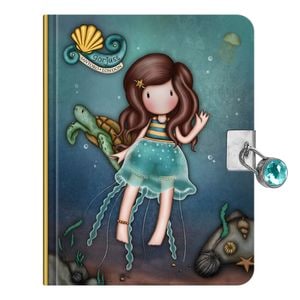 Caiet Gorjuss, Jurnal Deep Secrets, dictando, 12x16x2 cm, 312 pagini, Verde