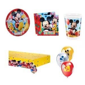 Set petrecere Mickey Mouse, 47 piese, multicolor