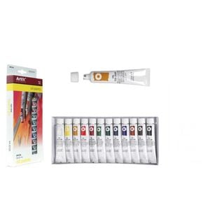 Set 12 tempera Main Paper, 12 ml, in ulei, Multicolor