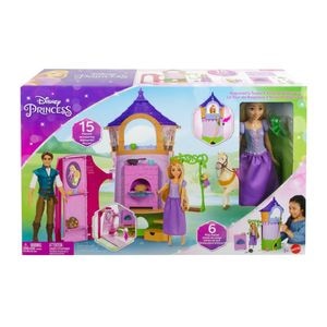 Set de joaca Disney Princess - Turnul Printesei Rapunzel, 3 ani+, multicolor