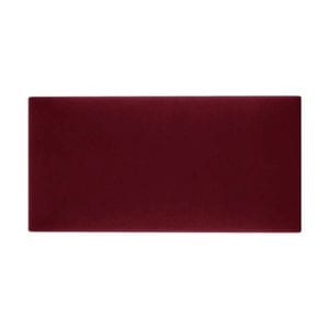 Panou decorativ tapitat Mollis Basic 1, dreptunghi, 60 x 30 cm, rosu, MV59
