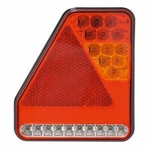 Lampa stop spate LED Carpoint, cu 6 functii, 18.5x21cm, 12/24V, dreapta, 1 buc, lumina rosie