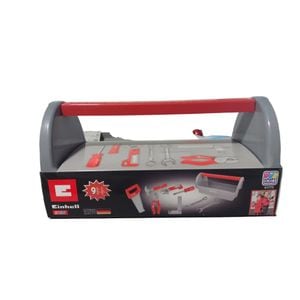 Trusa scule pentru copii Einhell Kids, 9 piese, ciocan, surubelnita, patent, chei, ferastrau, multicolor