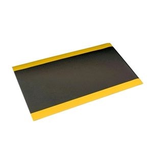 Covor ergonomic Coba, Orthomat Diamond negru/galben, 0.9 x 1.5 m