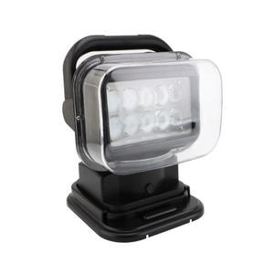 Proiector LED Rotativ cu Telecomanda Wireless 50W, 4000 lumeni, SPOT Beam, Negru
