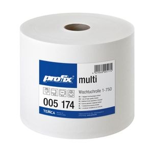 Laveta profesionala Profix, multi, 27 x 38 cm, 750 buc/rola, alb