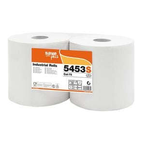 Set rola lavete industriale Celtex, 5453S, 2 straturi, 280 m, 1000 buc, 2 role/set
