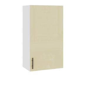 Corp superior de bucatarie Sani Glamur, 40x30x72 cm, Bej Lucios