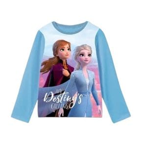 Bluza cu maneca lunga Frozen, My Destiny's Calling, 100% bumbac, multicolor, 2 ani, 92 cm