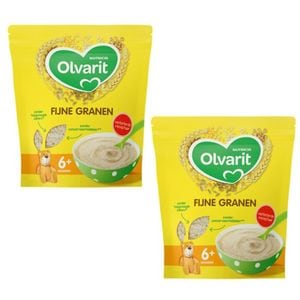 Set 2 x Cereale Olvarit, Multicereale, pentru bebelusi, +6 luni