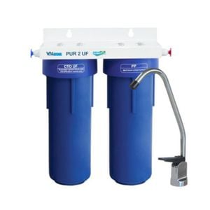 Sistem filtrare apa Valrom AquaPUR 2, baterie inox, 10", 2-4 bari