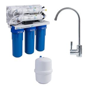 Statie osmoza inversa cu mineralizare Valrom AquaPUR, pompa, baterie inox, 6 trepte tratare apa, 2-4.5 bari