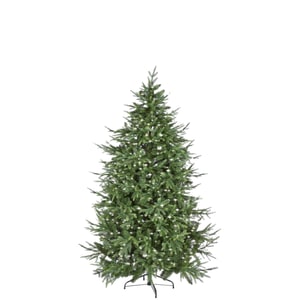 Brad artificial Pino Luxury cu lumini, 240 cm, 5000 LED uri, PE, verde