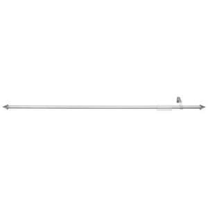 Galerie perdea BOXXX, metal-plastic, 240 cm, argintiu