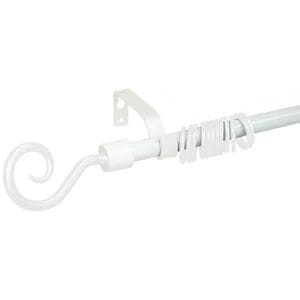 Galerie perdea BOXXX, metal-plastic, 240 cm, alb