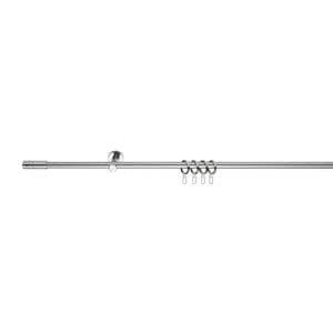 Galerie perdea, metal, 240 cm, inox
