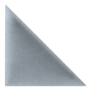 Panou decorativ tapitat Mollis, Basic 2, triunghi, 30 x 30 cm, gri deschis R80