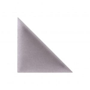 Panou decorativ tapitat Mollis, Basic 2, triunghi, 30 x 30 cm, roz R62