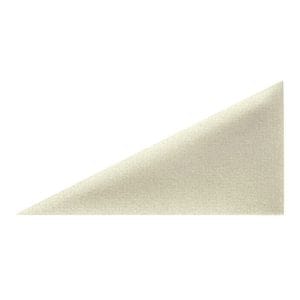 Panou decorativ tapitat Mollis, ABIES triunghi, 15 x 30 cm, stanga, BEJ R21