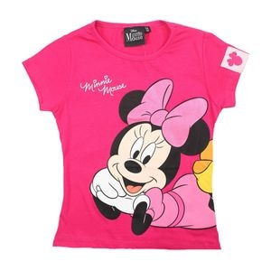 Tricou copii Minnie Mouse, Happy, 100% bumbac, 98 cm, multicolor