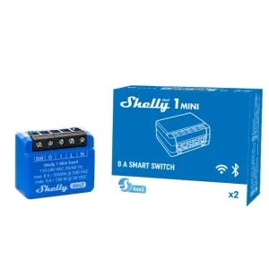 Releu inteligent Shelly Plus 1 Mini GEN3, 1 canal, 8A