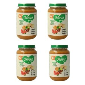 Set 4 x mancare Olvarit, pentru bebelusi, Vita Rosii si Cartofi, 6+ luni