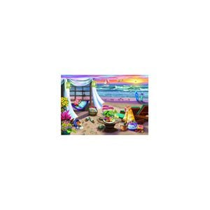 Puzzle Din Lemn Summertime XL, Wooden City, 750 piese