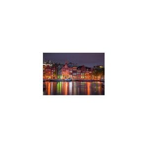 Puzzle Din Lemn AMSTERDAM BY NIGHT S, Wooden City, 75 piese