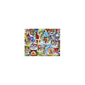 Puzzle Din Lemn Christmas Snowballs L, Wooden City, 505 piese