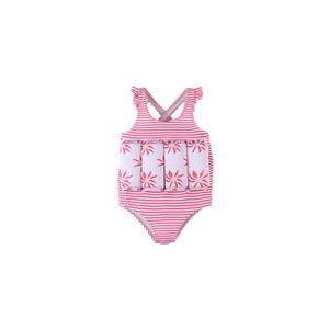 Costum de inot flotabil, FLOWERS Girls, Archimede, 5 ani, 110 cm