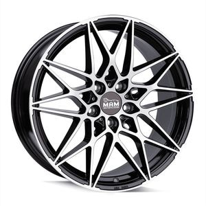 Janta aliaj MAM Felgen B2 BLACK FRONT POLISH, 8J x 18", 5, PCD 112, ET30
